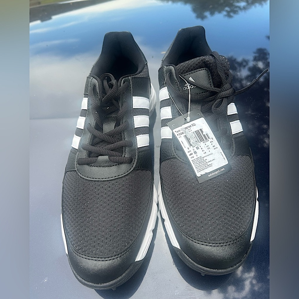 Adidas Black Tech Response SL 3.0 Golf Shoes Mens Athletic Sneakers